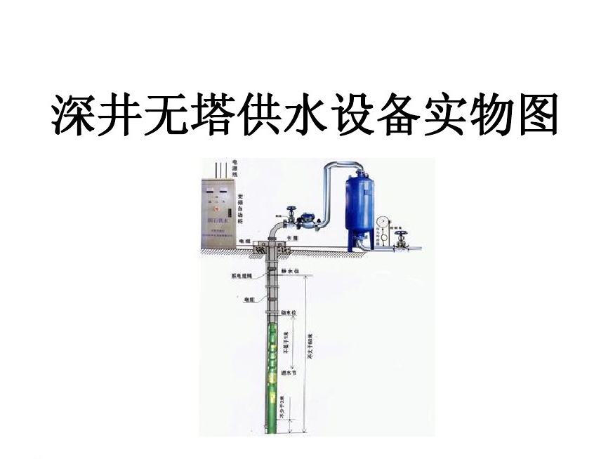 和平县井泵无塔式供水设备